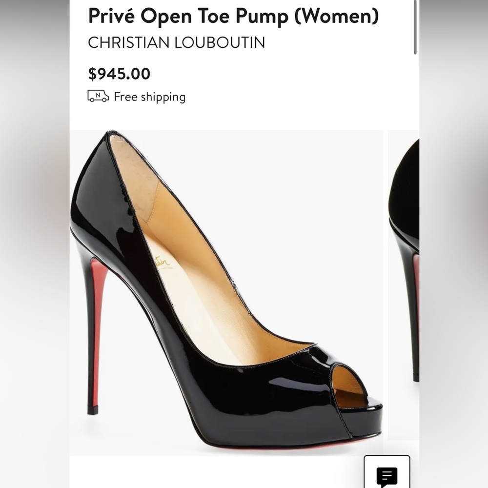 Christian Louboutin Peep Toe Pumps